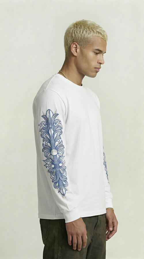 Cadre – Longsleeve Bleu