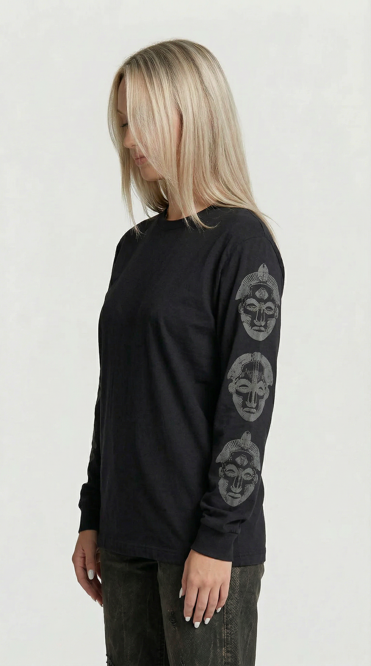 Schwarzes Longsleeve
