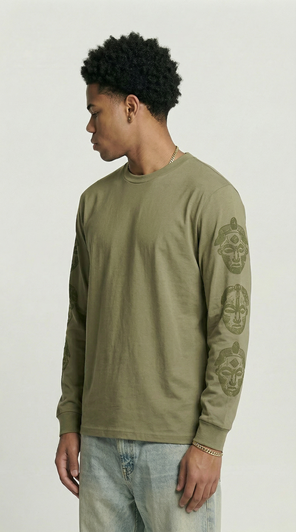 Grünes Longsleeve