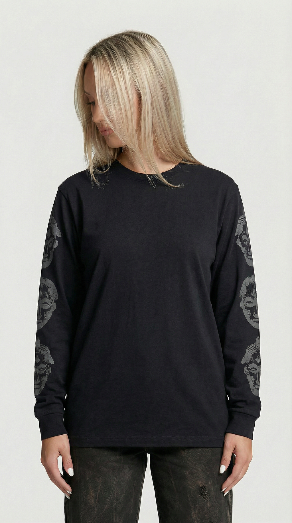 Schwarzes Longsleeve