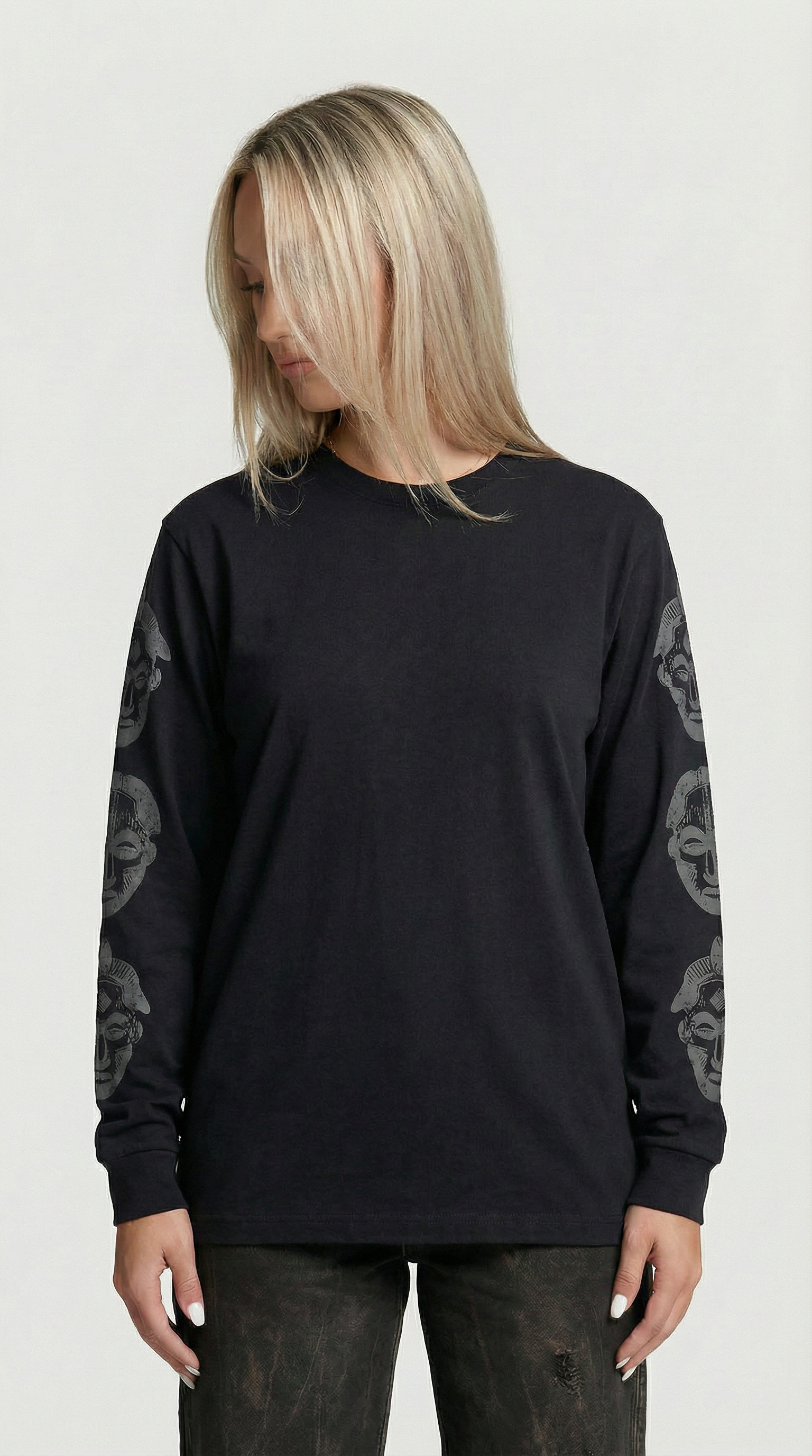 Schwarzes Longsleeve